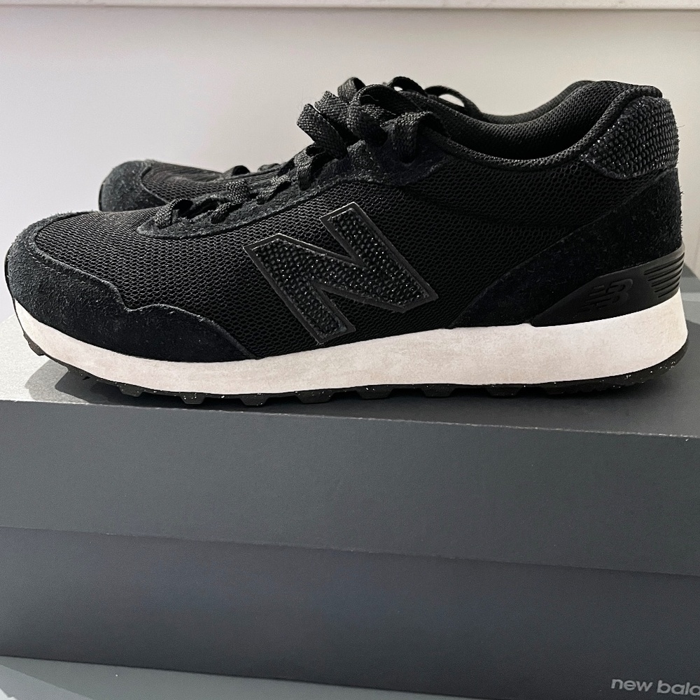 New Balance 515 Women's Lace-up Black Sneakers with Glitter/Sparkle Accents - Picture 5 of 13